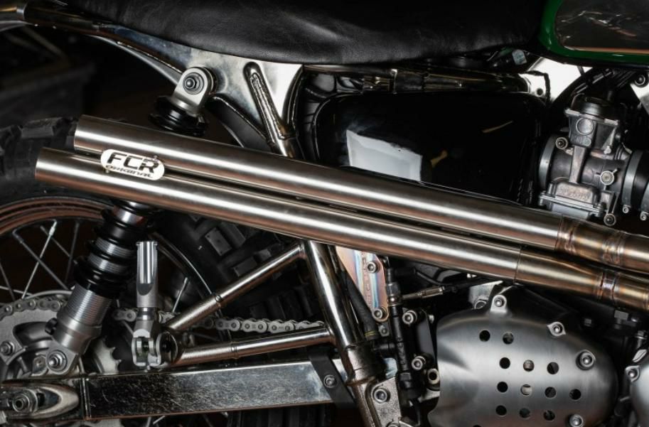 トライアンフ 空冷 ボンネビル T100 スクランブラー フルエキゾースト