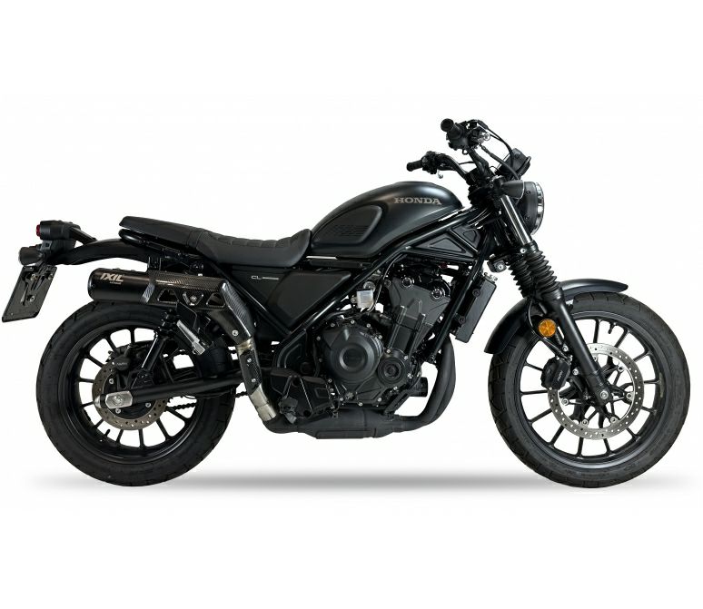 ホンダ CL500 スリップオンマフラー RACE XTREM ブラック イクシル