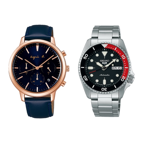 EC限定セット agnes b. FCRT707 クォーツ / SEIKO 5SPORTS SBSA249