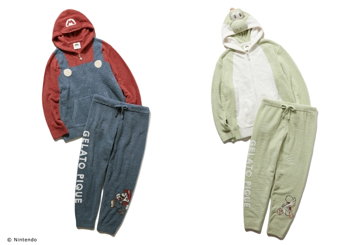 ジェラピケと『スーパーマリオ』のコラボアイテム4点が10月20日より