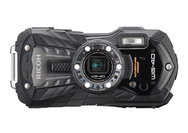 RICOH WG-40 and WG-40WDigital compact cameras for underwater