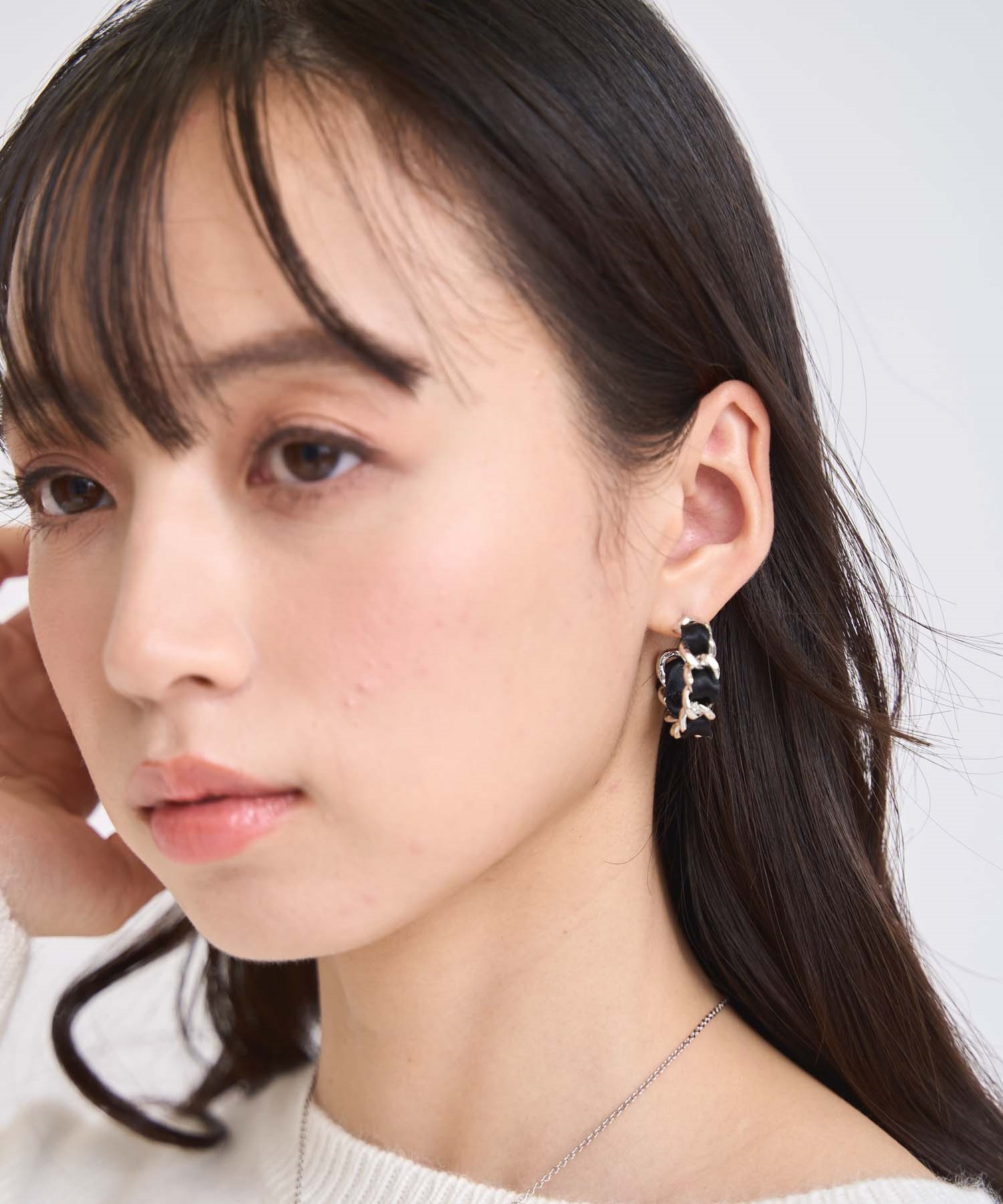 リボンチェーンフープピアス | ピアス | NOELA OFFICIAL WEB STORE