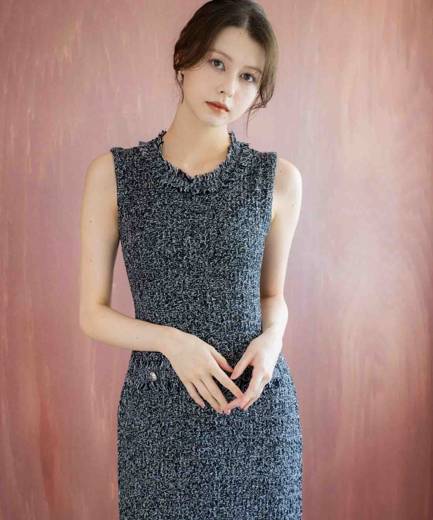 ツイードニットワンピース | ニットワンピース | NOELA OFFICIAL WEB STORE
