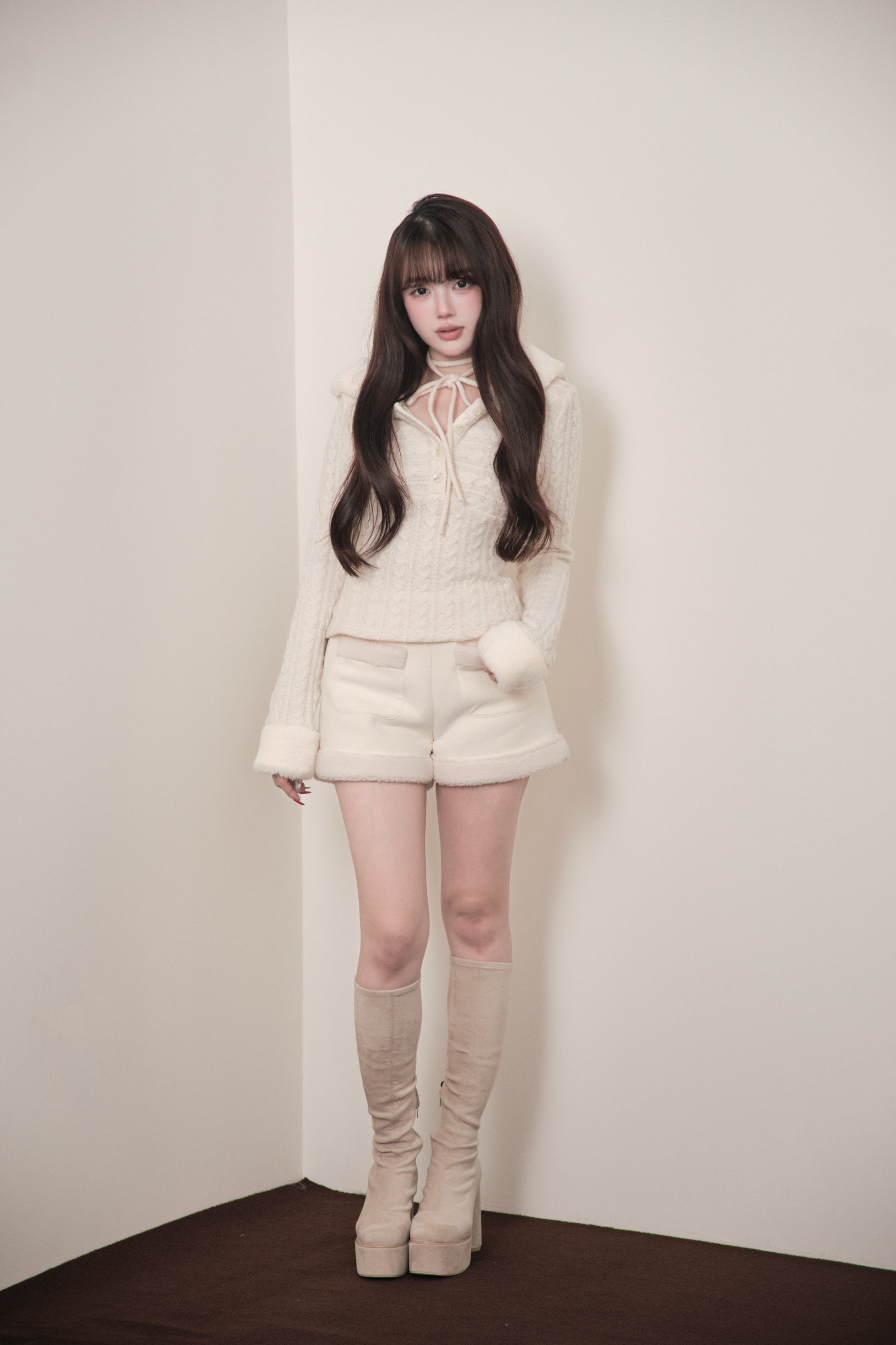 BunnyLis:リボンオフショルダーニットトップス – NoGenki