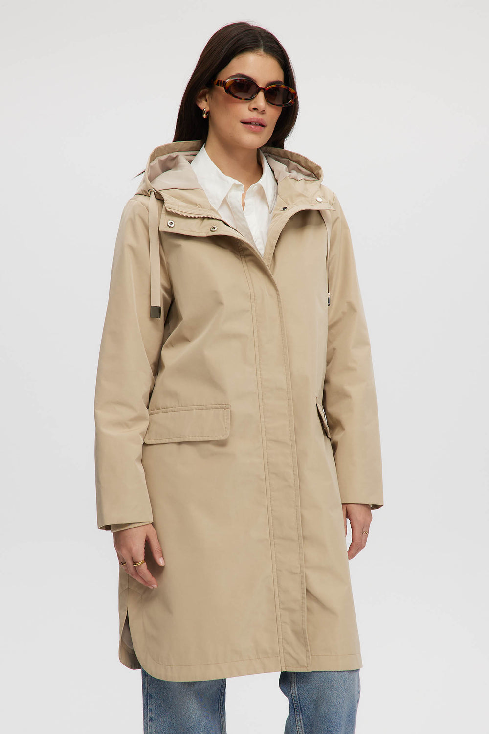 Jana Mid Length Raincoat | Noize