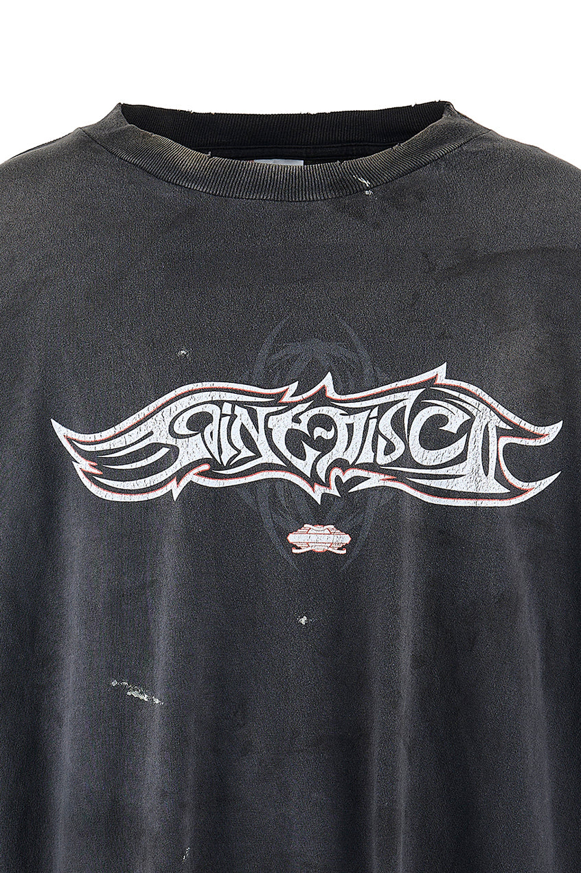 SAINT Mxxxxxx × TEFLON DISCO SS25 ML_LS TEE/INSANITY / BLK - NUBIAN