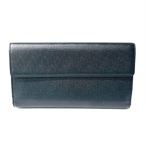 シャネル CHANEL ココボタン レザー ロングウォレット シンプル 無地