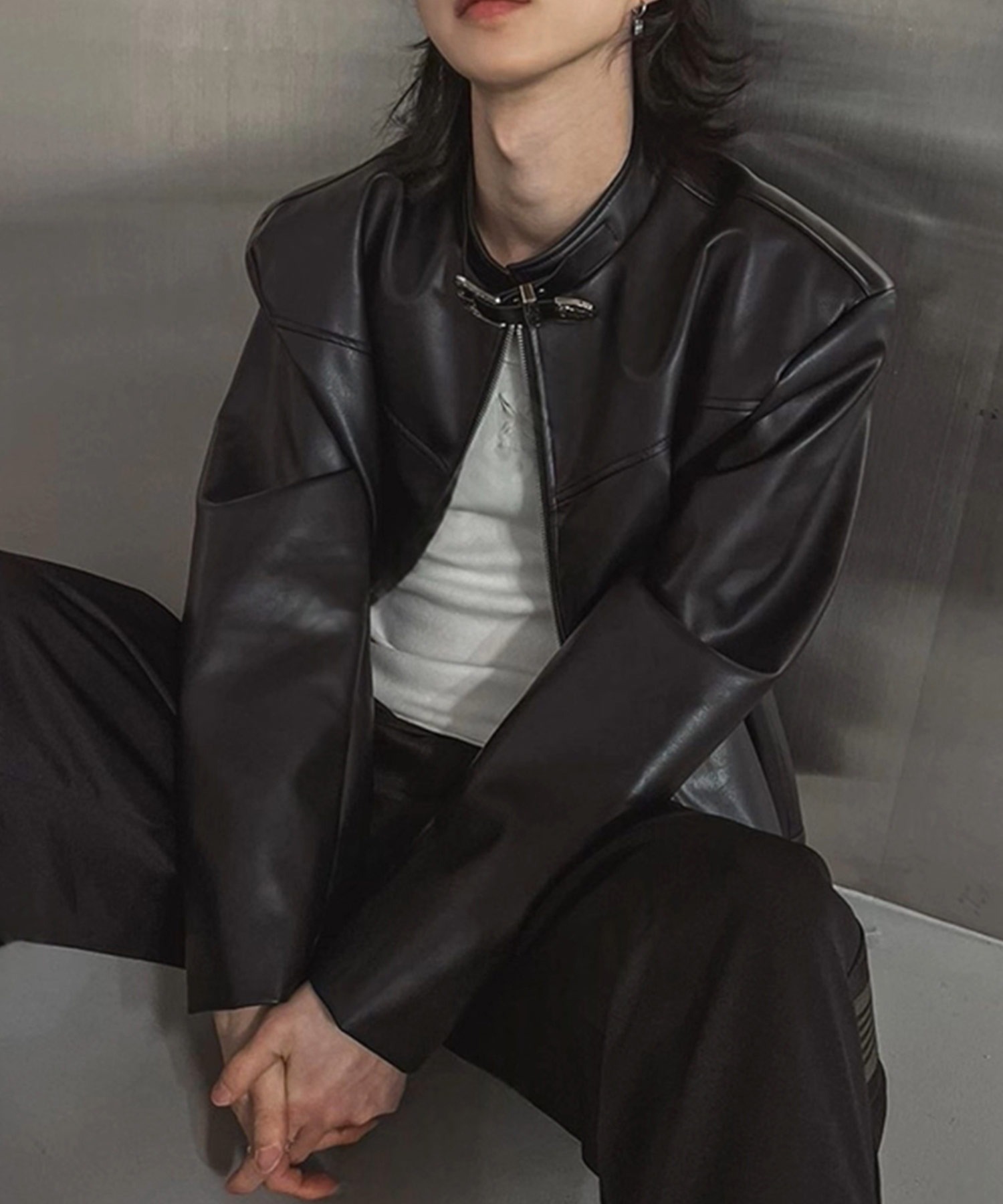 A'GEM/9 × .kom 『BENUSTA/べヌスタ』Metal Buckle Faux Leather