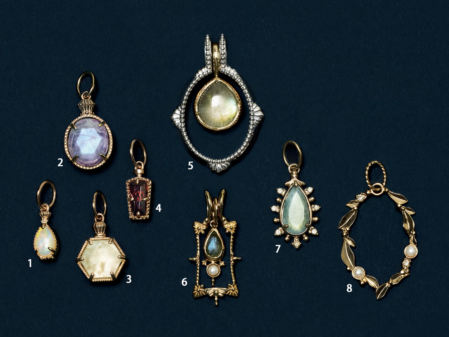 アガット〟のフレームチャームで新しい重ねづけを始めます！ | Oggi.jp