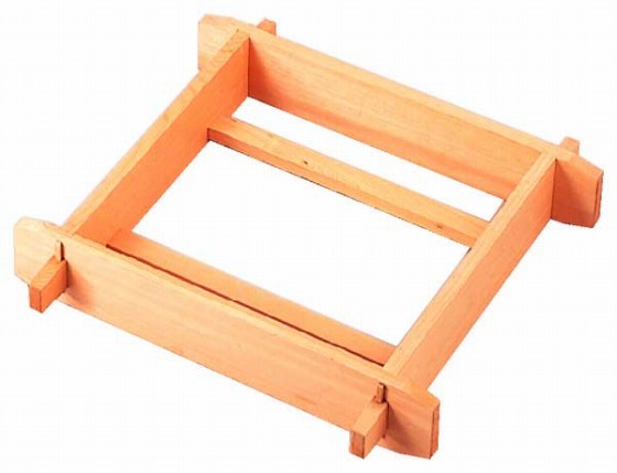 213-01 関東式角セイロ（1本爪） 浅口 尺3寸×H3寸 564000360 - 業務用