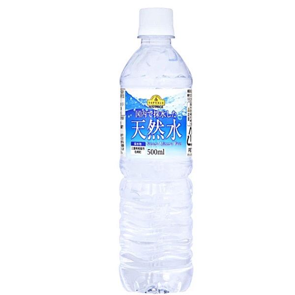 TVBP天然水500ml×24本(送料無料、一部地域は除く)｜ミニストップオンライン