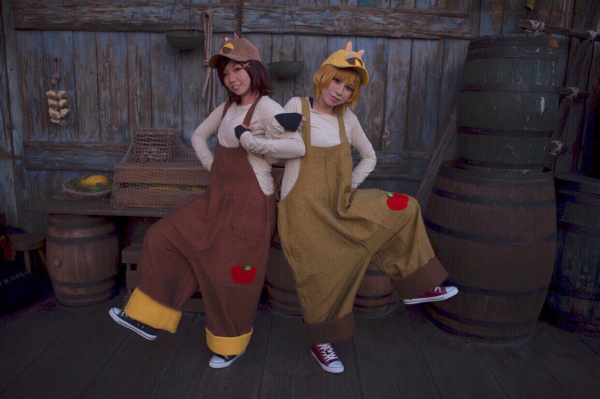 Dハロでチップ＆デール！ チップ：ぱくちゃん@pa_qto デール：天華