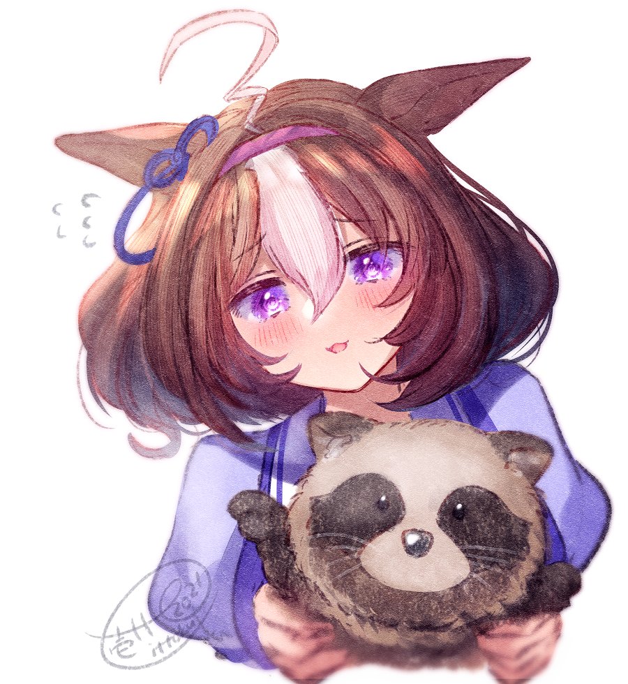 RT @ittokyu: メイショウドトウとタヌキ #ウマ娘