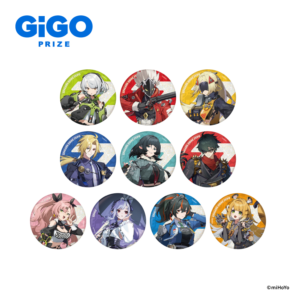 🌟新景品登場中🌟 【ゼンレスゾーンゼロ ホログラム缶バッジ～GiGO限定