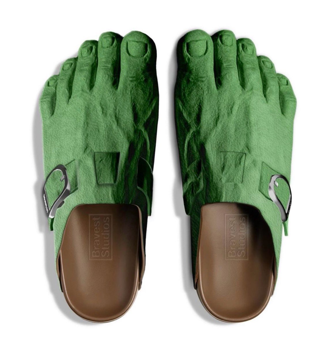 黒 Bravest Clog Studios Foot