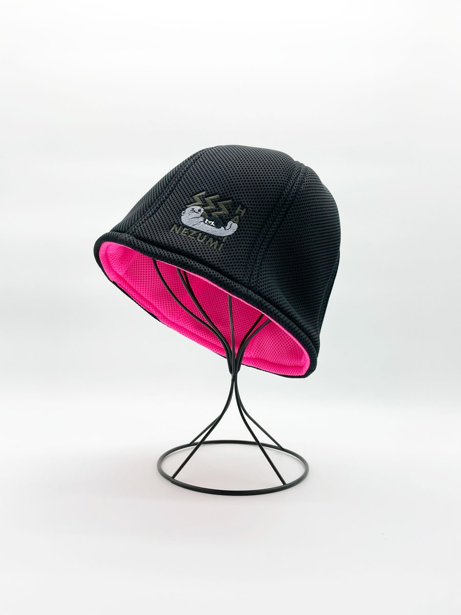 HARINEZUMI×湯乃泉コラボサウナハット ラッコハリネズミメッシュサウナ