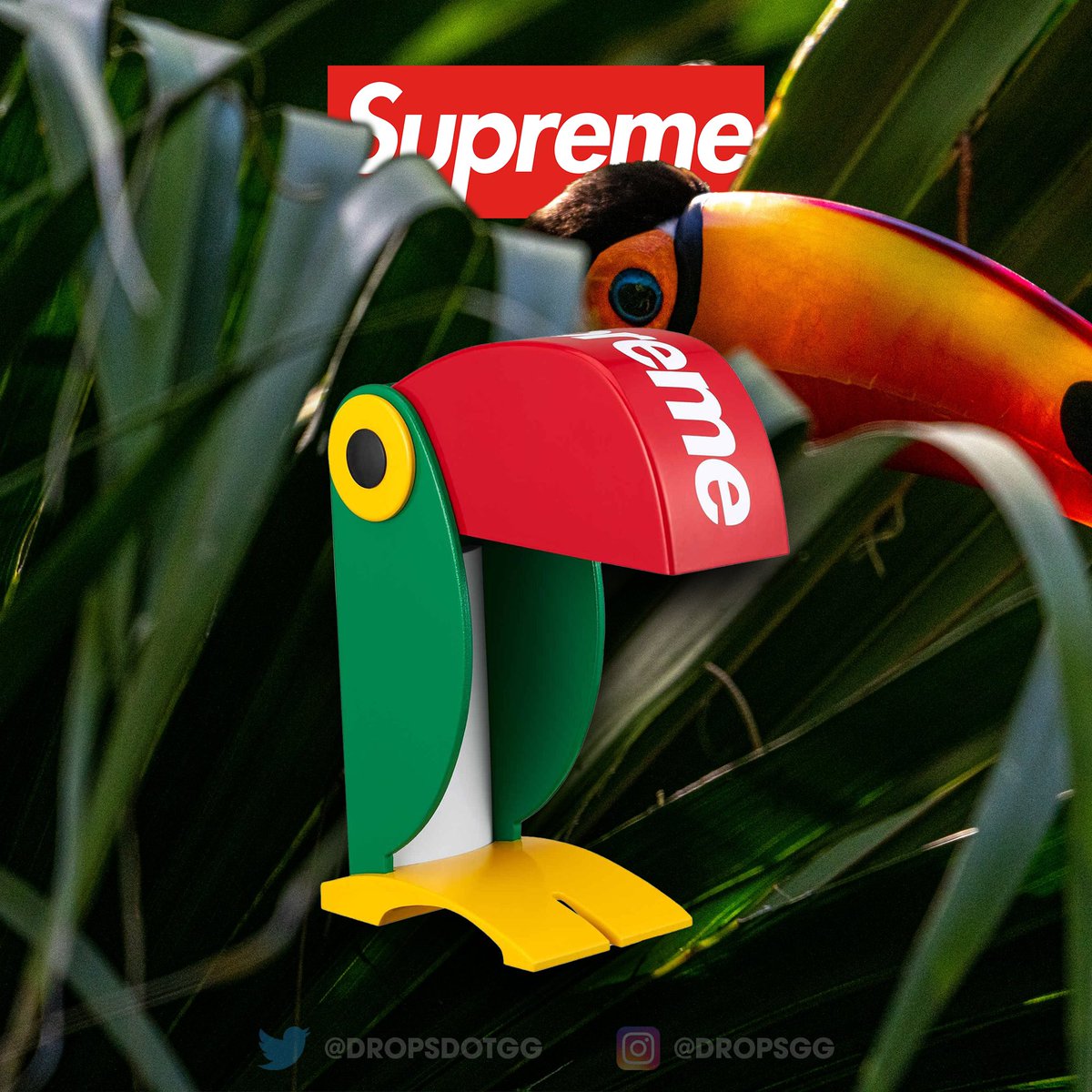 Supreme x Linea Zero Toucan Lamp is set to release this week as