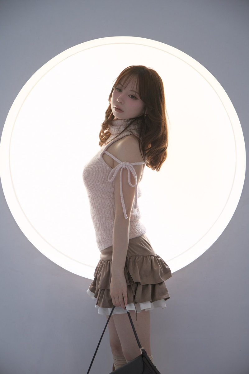 Mel gather skirt color brown/black size s/m ¥9,900-tax in ご好評