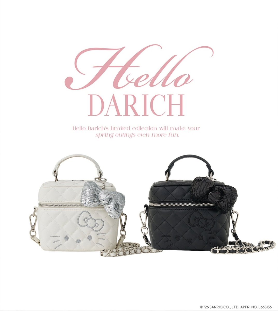 Darich ダーリッチ ハローキティ 予約商品】Hello Darich キルティング