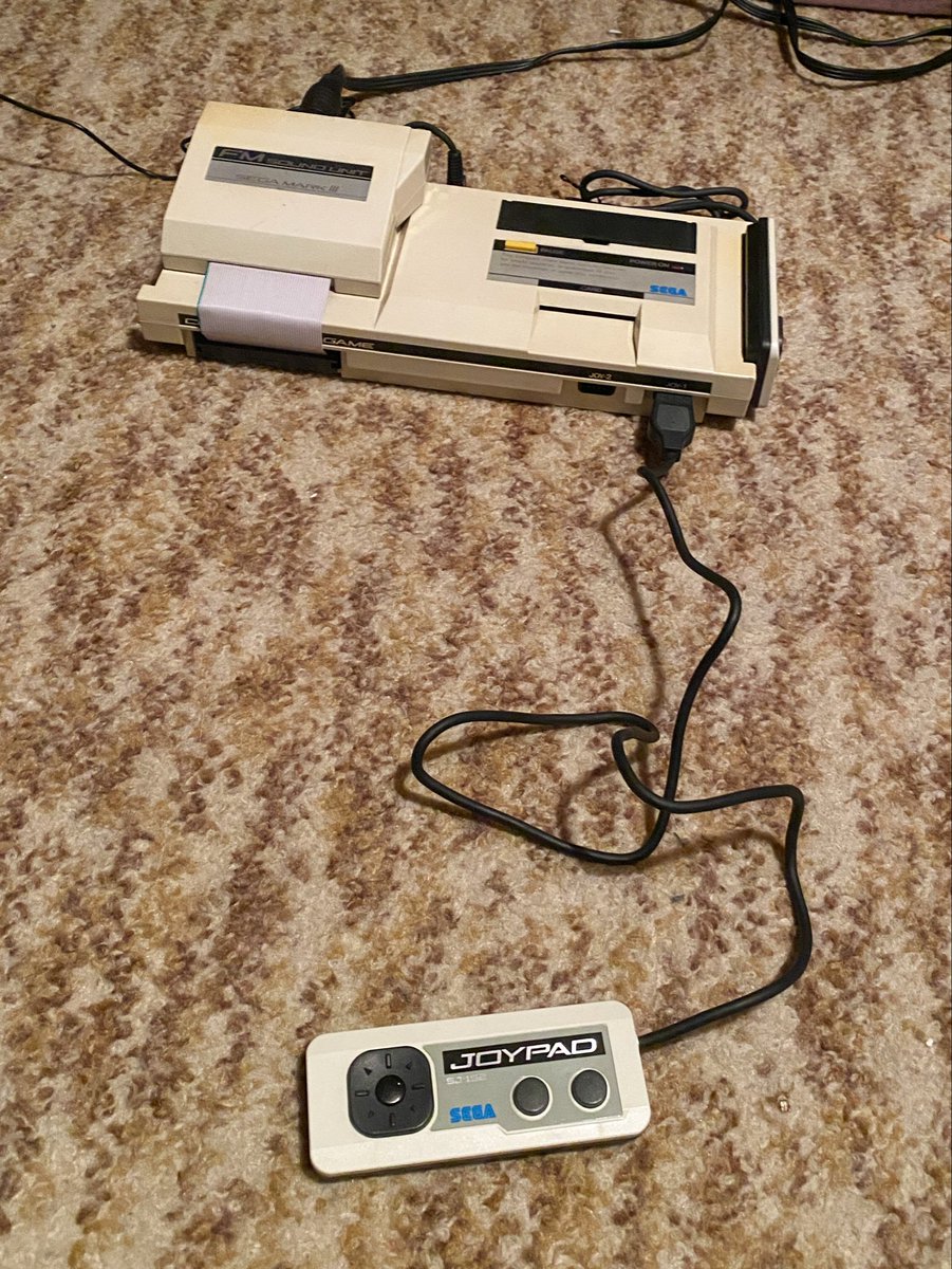 I'm not really an 8-bit guy. But I picked up a Sega Mark III in
