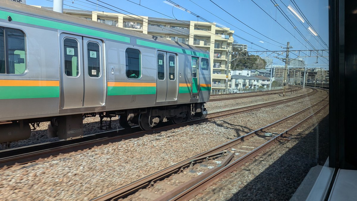 ○´∀｀○)東北本線直通の激しいレース 宇都宮行きの湘南新宿ライン(奥