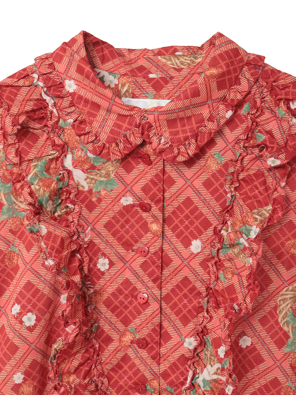 苺リースプリントミディワンピース｜ピンクハウスオフィシャル