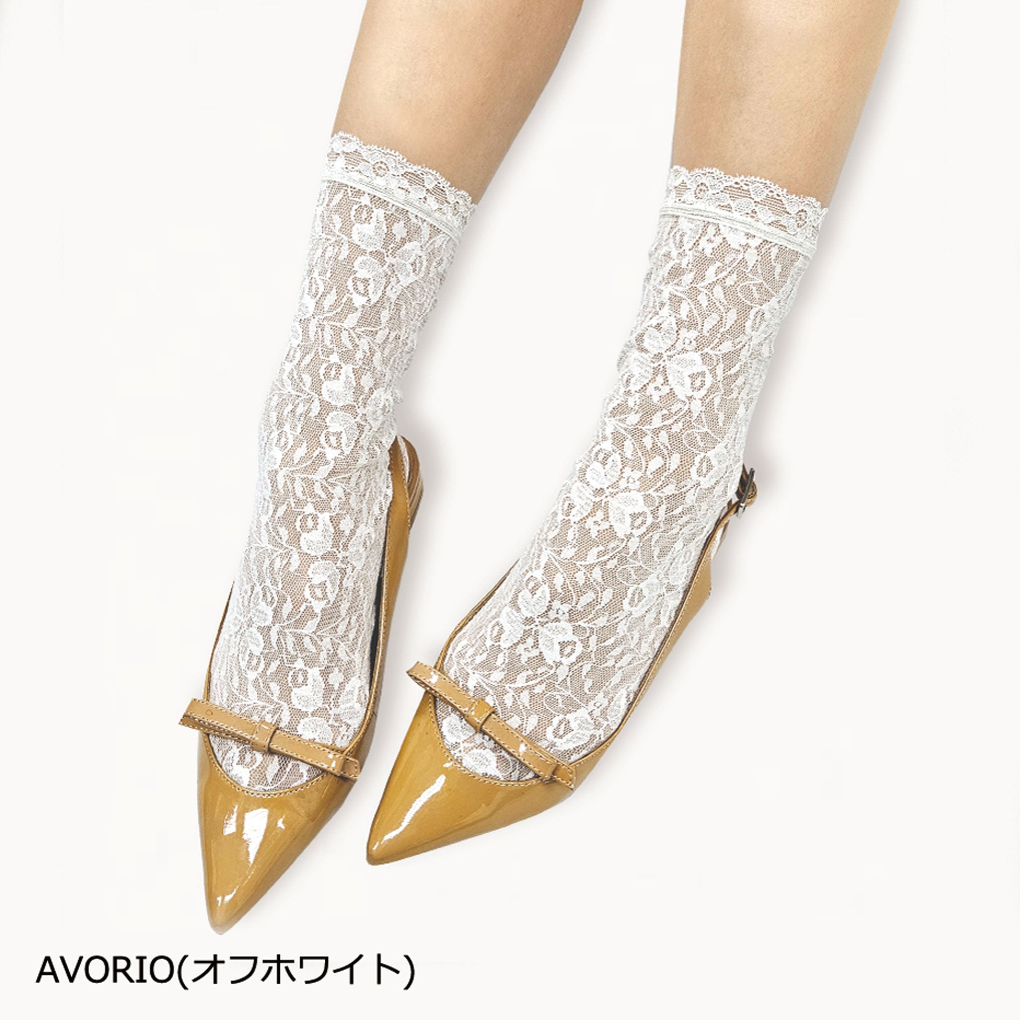 総レースソックス/CALZINO MONICA/Pierre Mantouxオンラインショップ