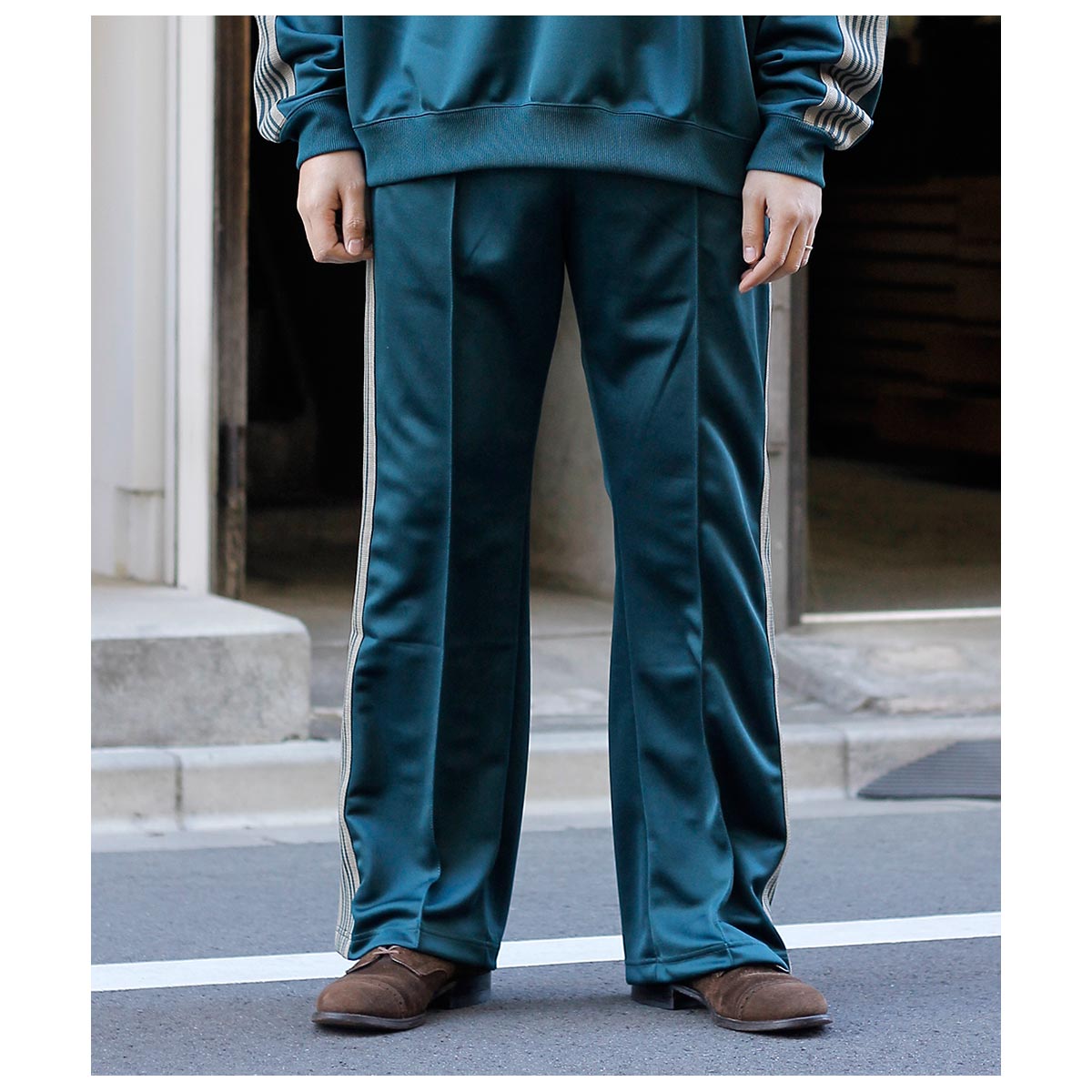 ニードルズ NEEDLES ポリスムース ブーツカット トラック パンツ Boot