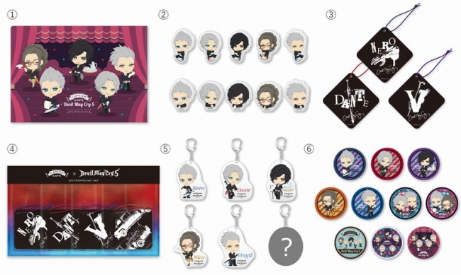 カプコンカフェ ×『デビル メイ クライ 5』コラボグッズ一斉公開
