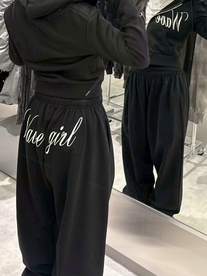 受注制【nmtc +】embroidery sweat pants (3color) / 【エヌエムティー