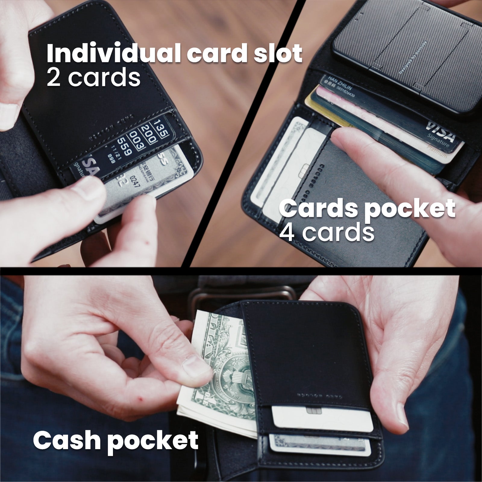 PUNCUBE Bifold Sandwich Wallet 2.0