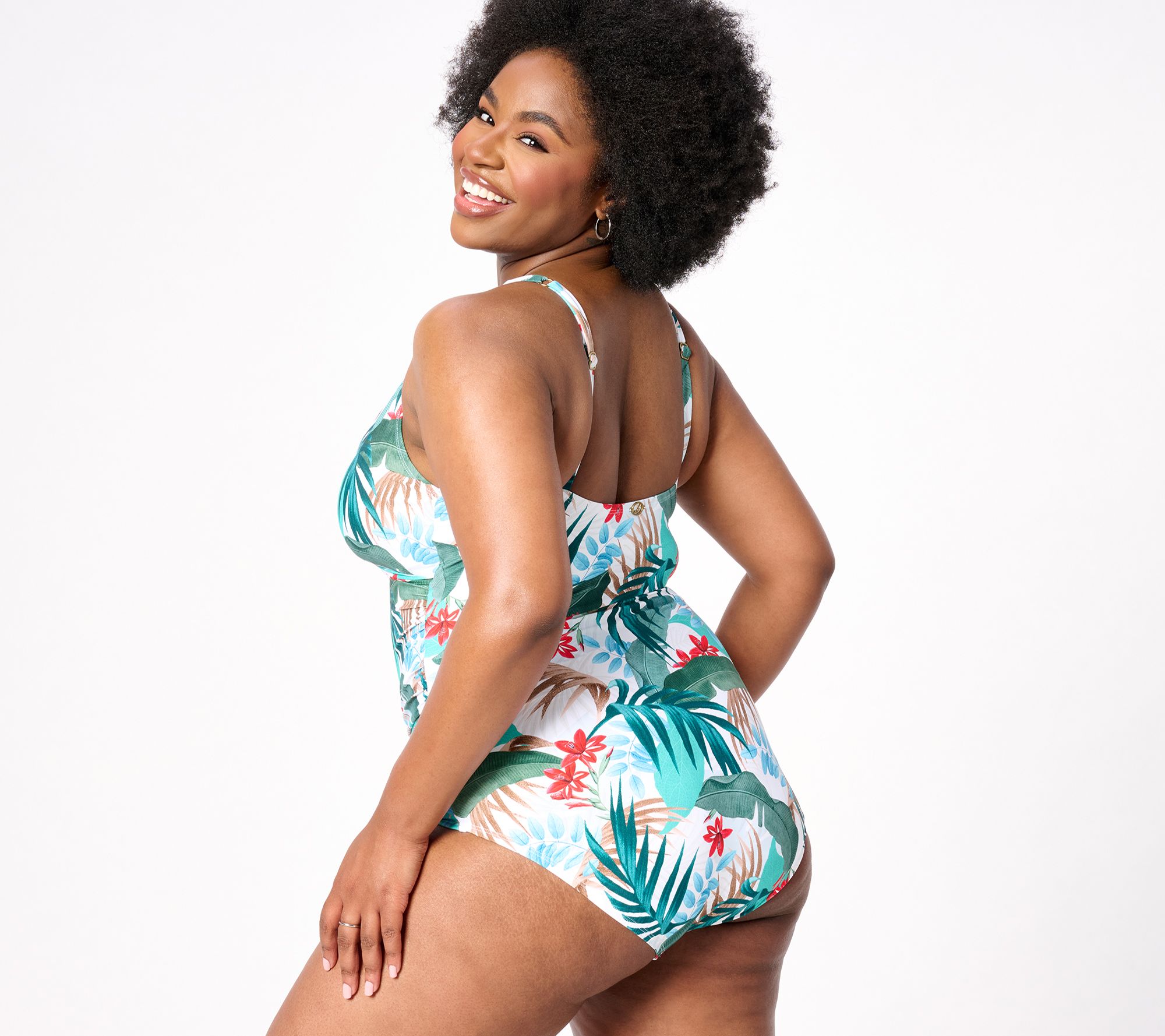 Jantzen Draped Surplice Mailot One-Piece Swimsuit - QVC.com