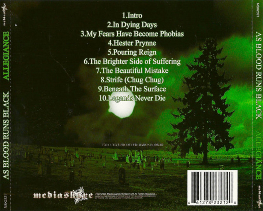 As Blood Runs Black - Allegiance | TheAudioDB.com