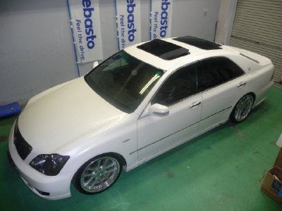 クラウン ゼロクラ GRS180系 純正サンルーフバイザー ムーンルーフ