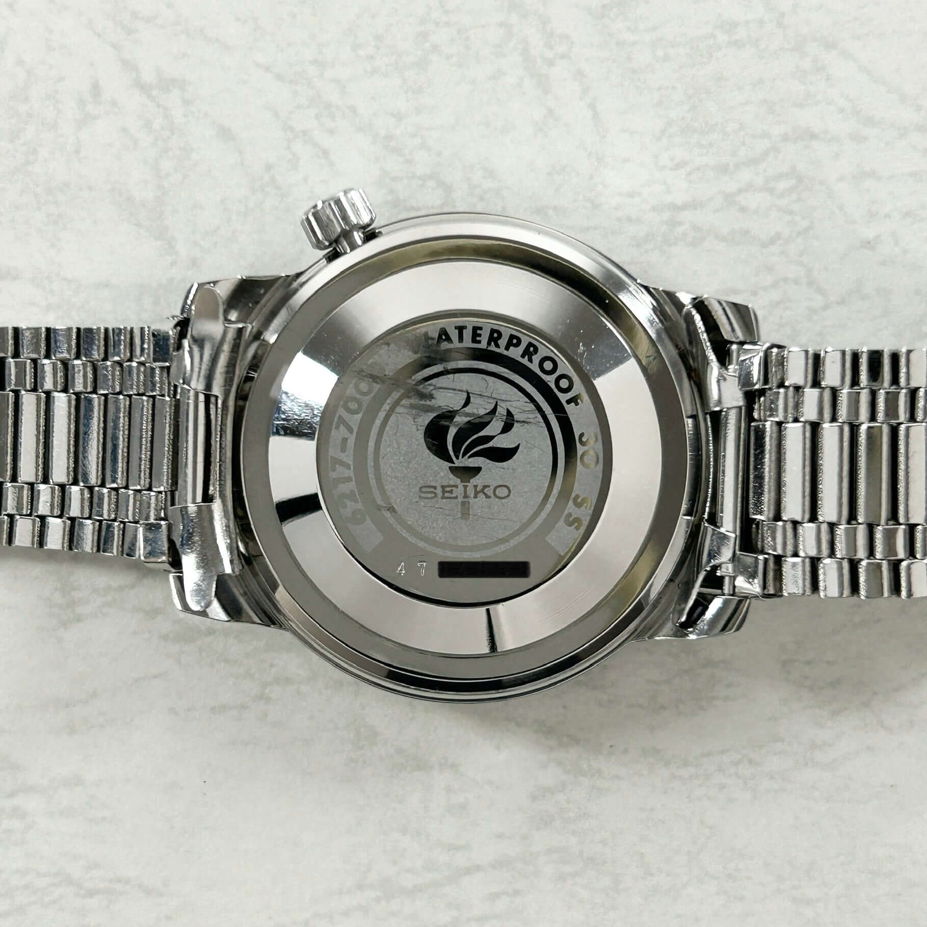 SEIKO】セイコーワールドタイム1st 6217-7000 東京五輪Silver 純正