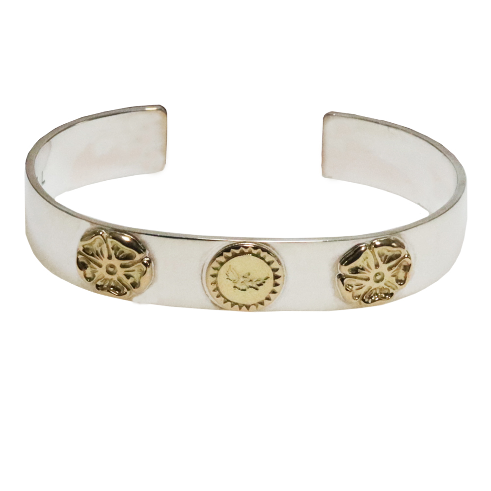 TADY&KING[ORDER ITEM]平打ちバングルK18イーグル&W K18ローズ 特注