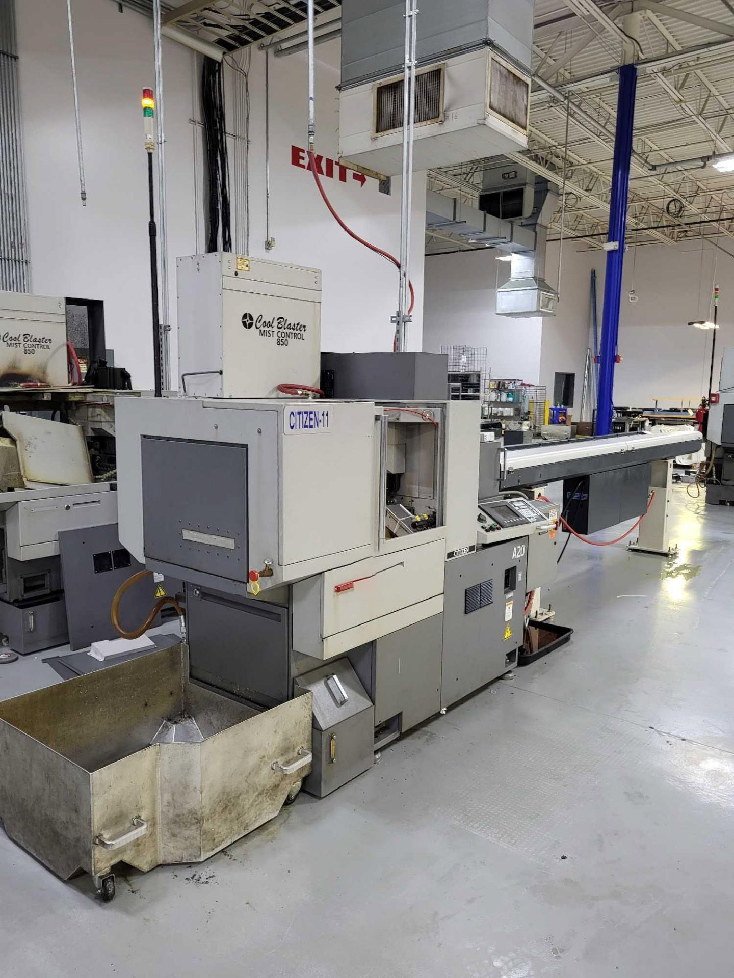 Citizen A20 VIIPL CNC Swiss Lathe, 2008 - LNS Barfeed, Fire