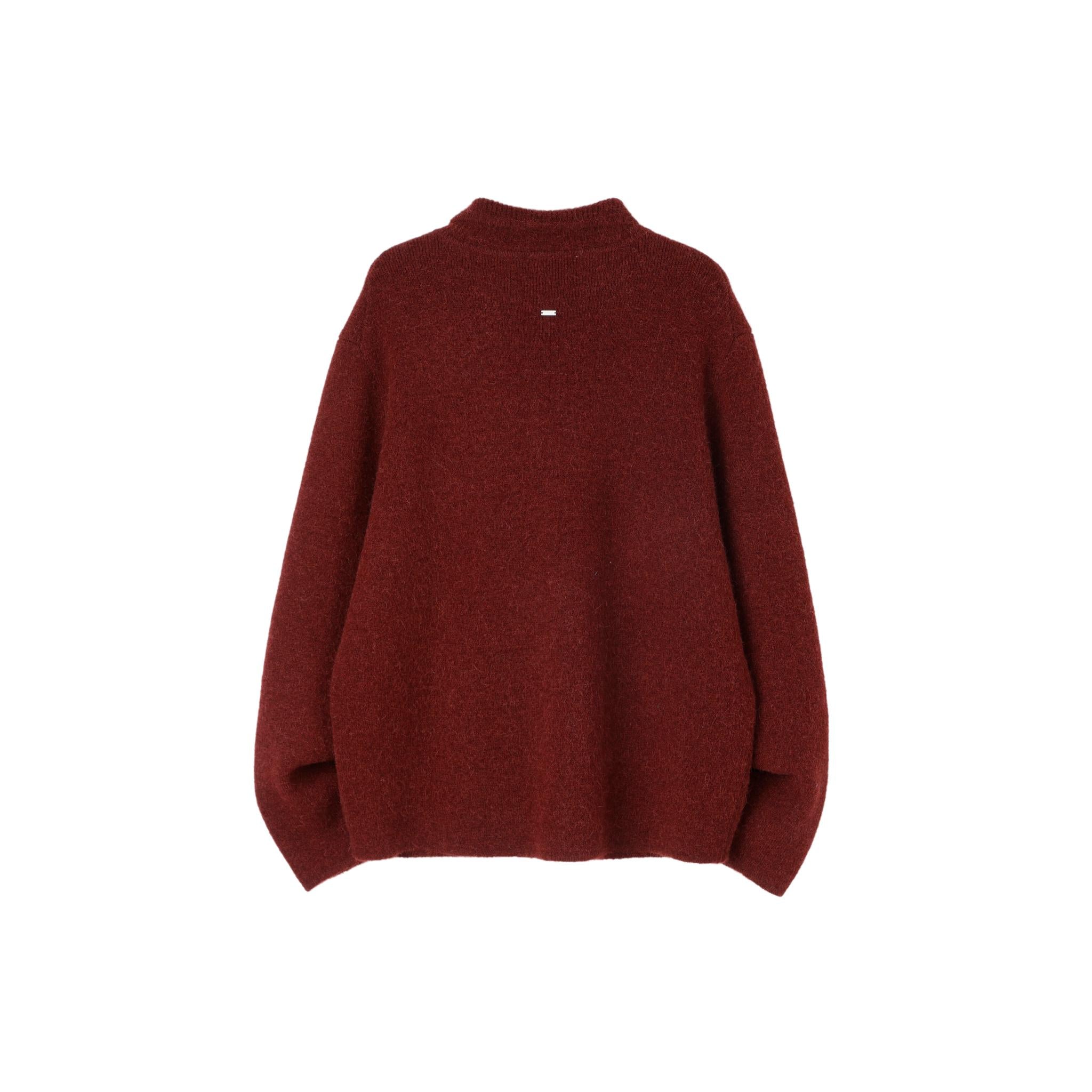 ROARINGWILD ALPACA POLO CARDIGAN – ROARINGWILD ONLINE STORE