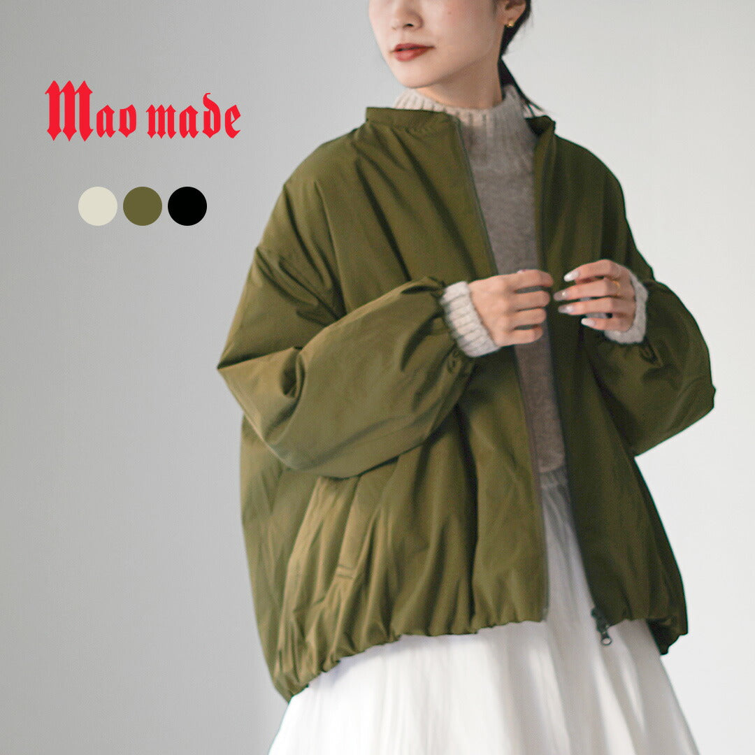 MAO MADE（マオメイド） ヴィンテージツイル スタンドカラー