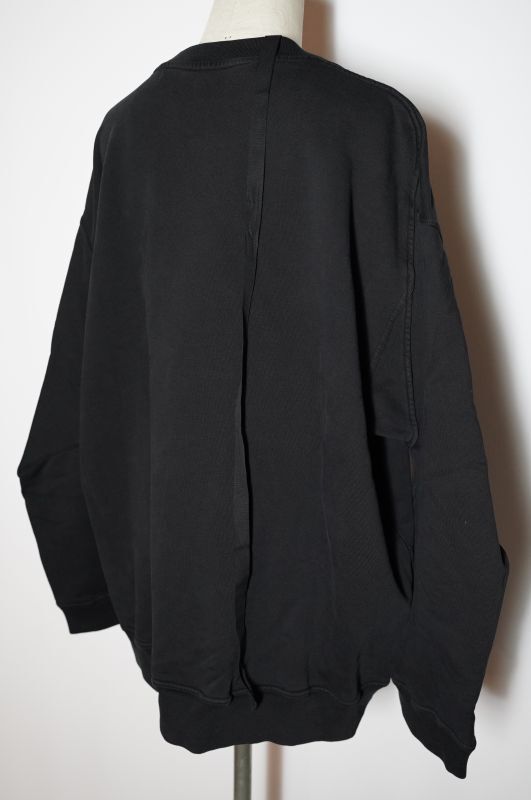 MARINA YEE MY Sweet1 - Large Sweatshirt（turned sleeves) col.Black