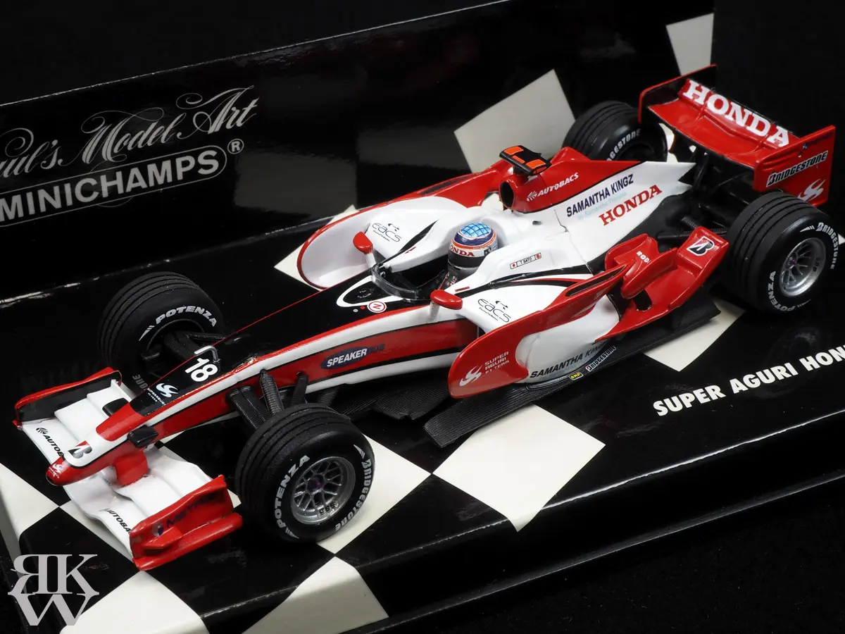 ミニチャンプス 1/43 スーパーアグリ ホンダ SA08 佐藤琢磨 | さいねの