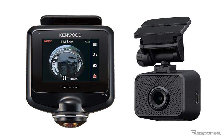 KENWOODから待望の360度ドライブレコーダー“DRV-C750”登場