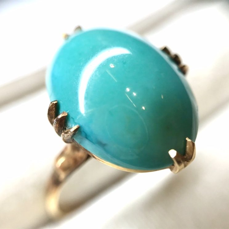 K18(18金) トルコ石（ターコイズ）付 リングの買取実績 | 買取専門店
