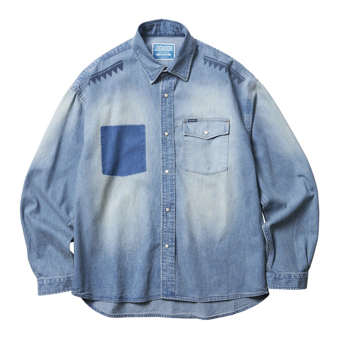 リベレイダース Liberaiders Liberaiders TRIBAL DENIM SHIRT（リベ