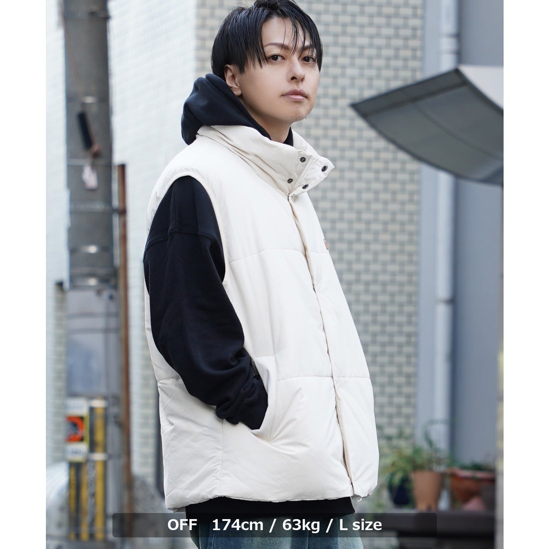 ワンフォークロージング 1111clothing ◇NEW JACK 中綿 ダウンベスト