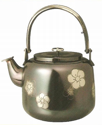 通販販売【茶道具】 捻梅水注 銀いぶし *木村宗伸* 茶道道具