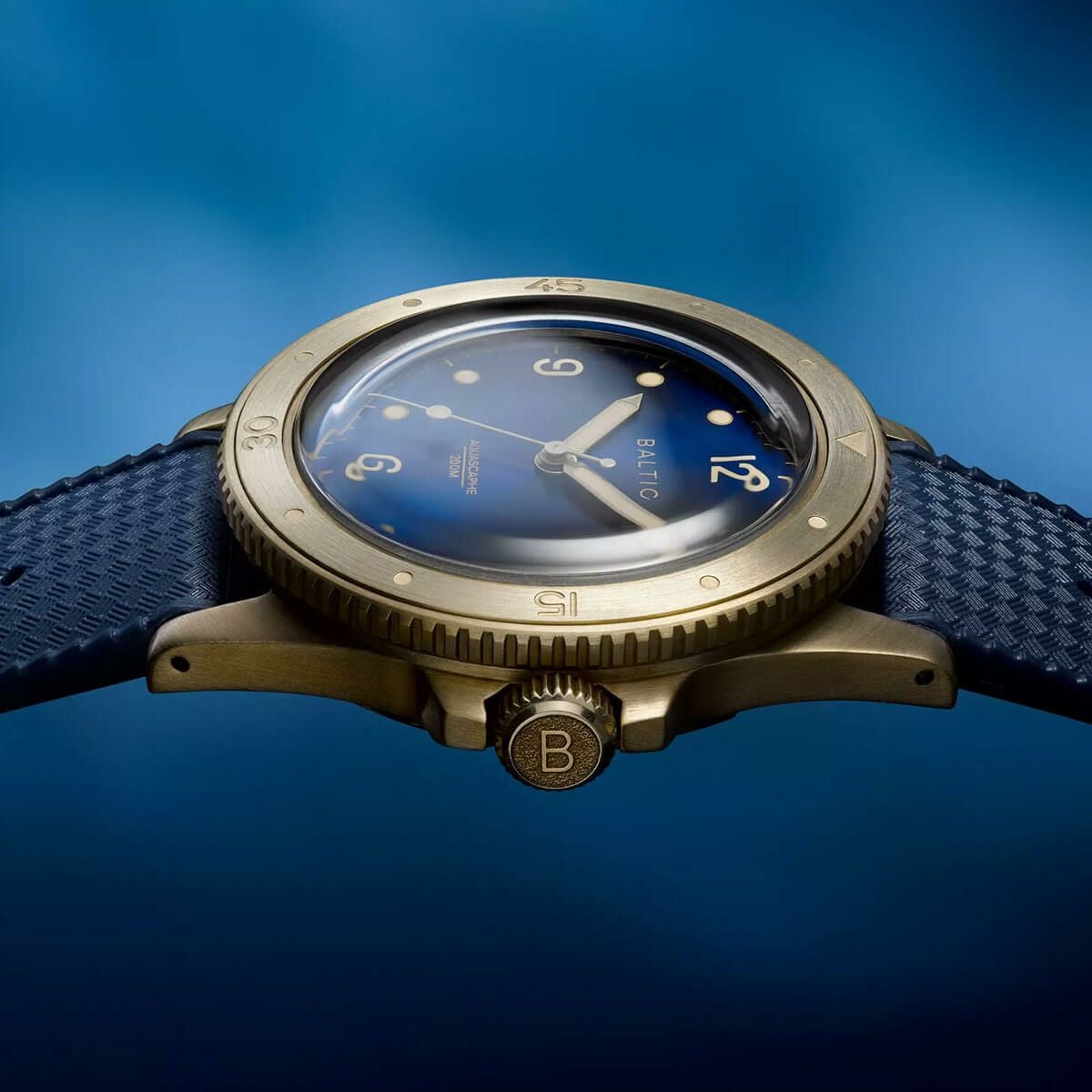 BALTIC / バルチック アクアスカーフ ブロンズ ブルーダイアル ブルー