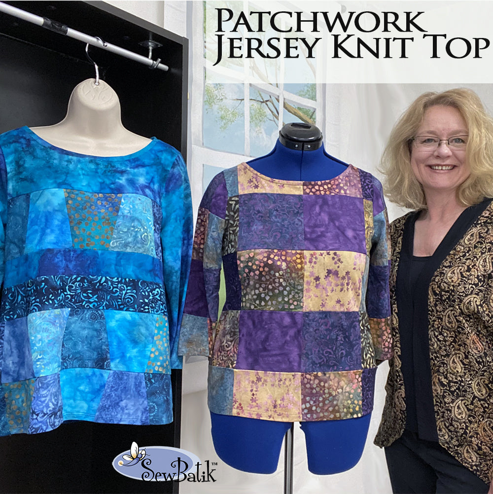 Patchwork Tee Shirt Kit - The Rectangle – SewBatik