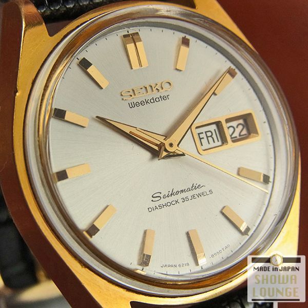 セイコーマチック ウィークデーター 35石 希少な3時位置デイデイト SGP
