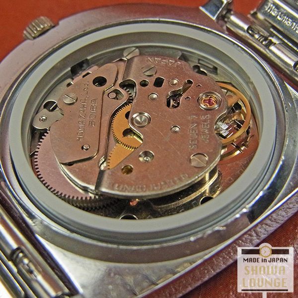 セイコー SEIKO トモニー シーガル 手巻き メカデジディスクウォッチ